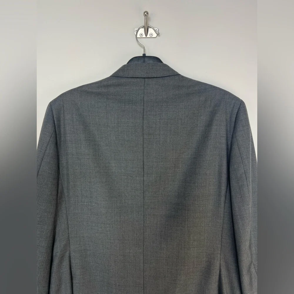 J.Crew Ludlow‎ Blazer – Size 44R Super 150s Wool – Loro Piana Gray Micro Check